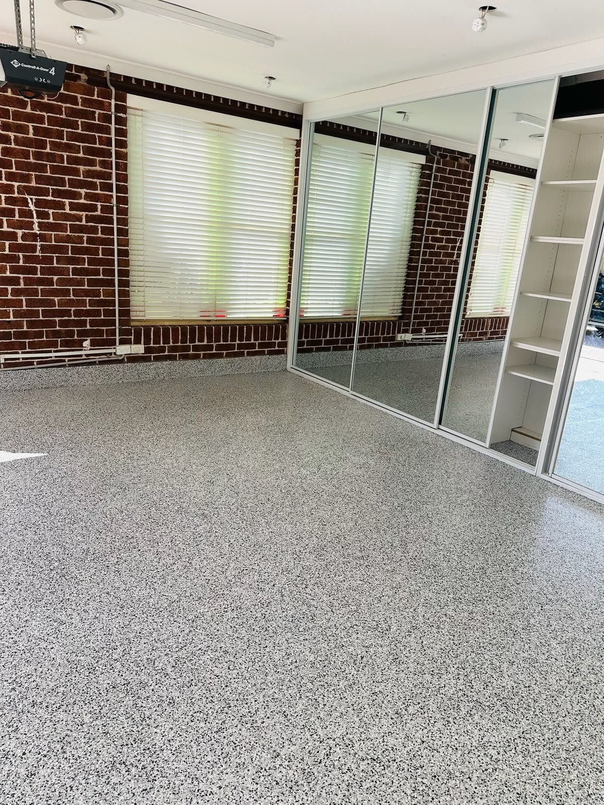 After: Luxury Garage Epoxy Flake System